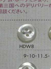 HDW8 DAIYA BUTTONS Impact Resistant HYPER DURABLE "" Series Shell-like Polyester Button "" DAIYA BUTTON Sub Photo