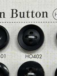 HO402 Natural Real Buffalo Horn 4-hole Button DAIYA BUTTON Sub Photo