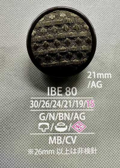IBE80 Eyelet Cap And Close Post Covered Button