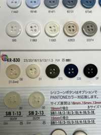 KR830 Polyurethane 4-hole Button IRIS Sub Photo