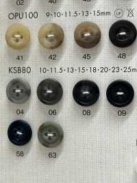 KSB80 Elegant Color Rich 4-hole Polyester Button DAIYA BUTTON Sub Photo