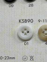 KSB90 Elegant 4-hole Polyester Button DAIYA BUTTON Sub Photo