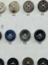 KSB90 Elegant 4-hole Polyester Button DAIYA BUTTON Sub Photo