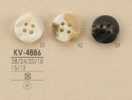 KV4886 Buffalo-style 4-hole Polyester Button