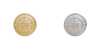 MA0427 Brass Circular Ring Half-Ring Shank Button