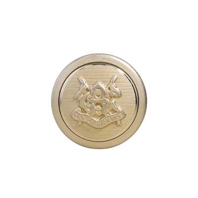 MA0633 Brass Circular Ring Shank Button
