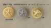 MA1461 Brass Circular Ring Half-ring Shank Button
