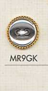 MR9GK Gorgeous Two-hole Plastic Button