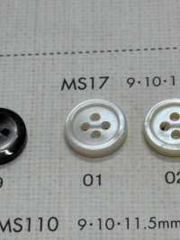 MS17 DAIYA BUTTONS Shell-like Polyester Button DAIYA BUTTON Sub Photo