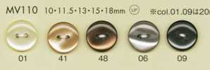 MV110 DAIYA BUTTONS Shell Polyester Buttons