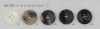 MY100 Polyester Resin Buffalo Horn-style 4-hole Button