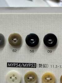 MY112 Simple And Elegant 4-hole Polyester Button For Shirts And Blouses DAIYA BUTTON Sub Photo