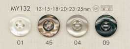 MY132 DAIYA BUTTONS Shell-Style Polyester Button