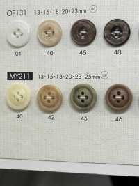 MY211 Elegant Polyester 4-hole Button DAIYA BUTTON Sub Photo