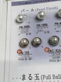 N-105 Pearl Coating/ABS Resin Jumper Button IRIS Sub Photo