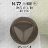 N72 Nylon Resin Square Shank Button