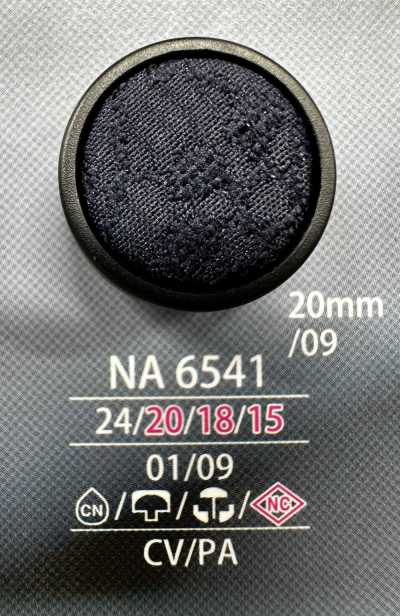 NA6541 Cap And Close Post Combination Covered Button