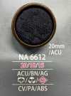 NA6612 Cap And Close Post Combination Cloth Button