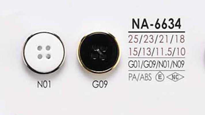 NA6634 Dyeable Four-Hole Cap And Close Post Button