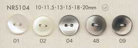 NRS104 DAIYA BUTTONS Shell-Style Polyester Button