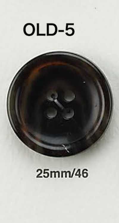 OLD5 Buffalo Horn Style Button