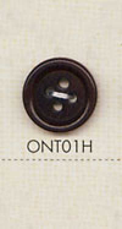 ONT01H Natural Material Corozo Nut 4-Hole Button