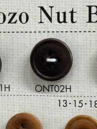 ONT02H Natural Material Corozo Nut 4-hole Button DAIYA BUTTON(DAIYA BUTTON) Sub Photo