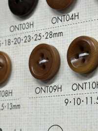 ONT09H Natural Material Corozo Nut 4-hole Button DAIYA BUTTON Sub Photo