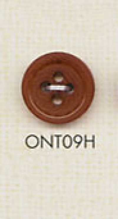 ONT09H Natural Material Corozo Nut 4-Hole Button