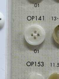 OP141 Buffalo-like 4-hole Polyester Button DAIYA BUTTON Sub Photo