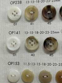 OP141 Buffalo-like 4-hole Polyester Button DAIYA BUTTON Sub Photo