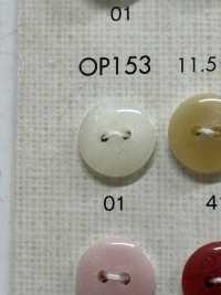 OP153 Polyester Resin 2-hole Button DAIYA BUTTON Sub Photo