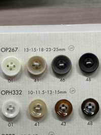 OP267 Polyester Resin Buffalo-style 4-hole Button Sub Photo