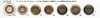 OP268 4-hole Button Made Of Polyester Resin/brass