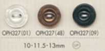 OPH327 2-hole Button With Rim