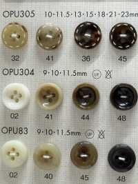 OPU304 Astringent Cute 4-hole Polyester Button For Shirts And Blouses DAIYA BUTTON Sub Photo