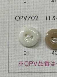 OPV702 Simple And Elegant 2-hole Polyester Button For Shirts And Blouses DAIYA BUTTON Sub Photo