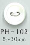PH102 Shell Button With 2 Holes Border