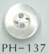 PH137 4 Hole Hollow Shell Button