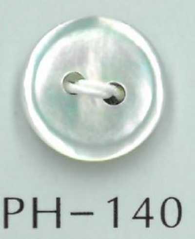 PH140 2-hole Rimmed Shell Button