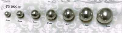 PN1000 Pearl-effect Button, Tunnel Holes