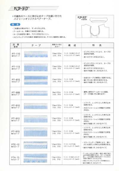 PT912S Pair Tape 12MM Black