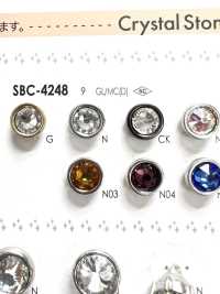 SBC4248 Crystal Stone Button IRIS Sub Photo
