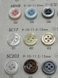 SC17 DAIYA BUTTONS Impact Resistant HYPER DURABLE "" Series Shell-like Polyester Button "" DAIYA BUTTON Sub Photo