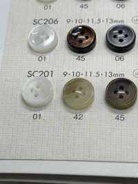 SC201 DAIYA BUTTONS Impact Resistant HYPER DURABLE &quot;&quot; Series Buffalo-like Polyester Button &quot DAIYA BUTTON Sub Photo