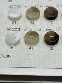 SC202 DAIYA BUTTONS Impact Resistant HYPER DURABLE &quot;&quot; Series Buffalo-like Polyester Button &quot DAIYA BUTTON Sub Photo