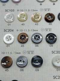 SC204 DAIYA BUTTONS Impact Resistant HYPER DURABLE "" Series Shell-like Polyester Button "" DAIYA BUTTON(DAIYA BUTTON) Sub Photo