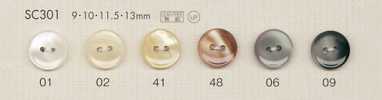 SC301 DAIYA BUTTONS Shell-style Polyester Button