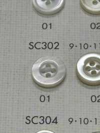 SC302 DAIYA BUTTONS Shell-like Polyester Button DAIYA BUTTON Sub Photo