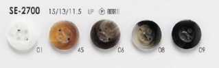 SE2700 4-hole Glossy Polyester Button